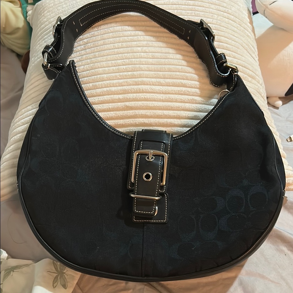 Coach Black Hobo Bag